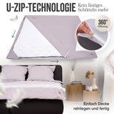 Bettwäsche 200 x 200 cm | Wolkengrau