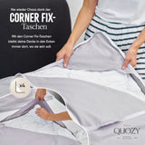 Bettwäsche 135 x 200 cm | Wolkengrau