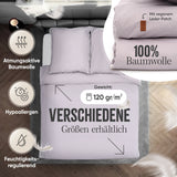 Bettwäsche 200 x 200 cm | Wolkengrau