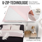 Bettwäsche 200 x 200 cm | Morgenrosa